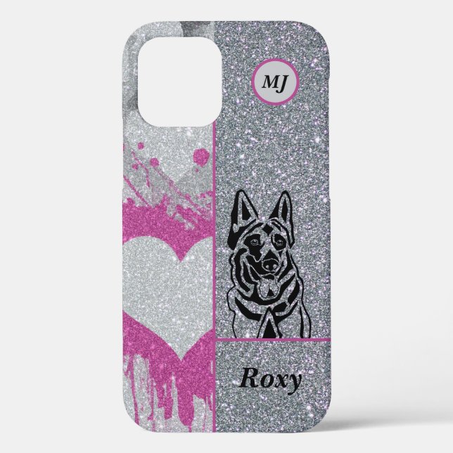 Coque iphone Apple berger allemand personnalisé (Verso)