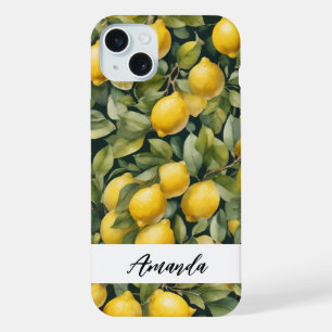 Aquarelle Citron Motif