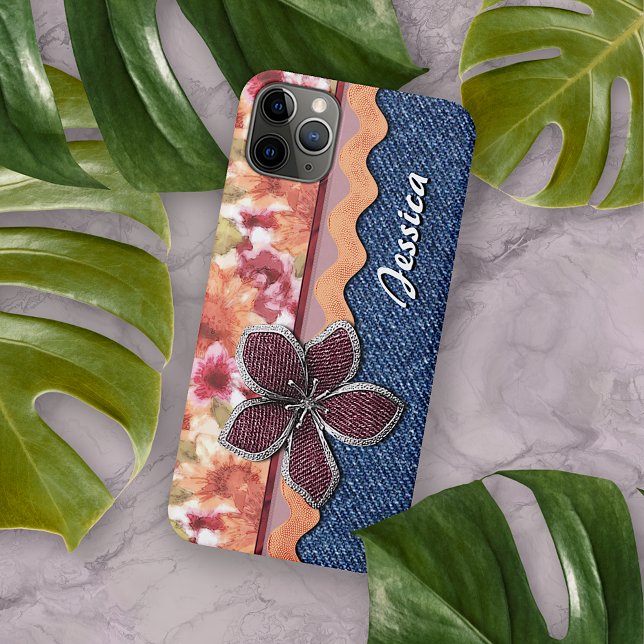 Coque iPhone Aquarelle d'art floral de printemps sur mesure (Créateur téléchargé)
