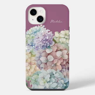Aquarelle Hydrangea Antique Fuchsia Personnalisé