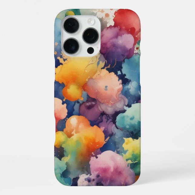 Coque iPhone Aquarelle - Unique, élégant et protecteur (Verso)