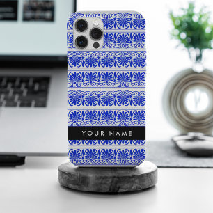 Arabesque grecque bleue, Votre nom, Personnaliser