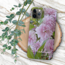 Arbre de fleurs de cerisier rose personnalisé de p