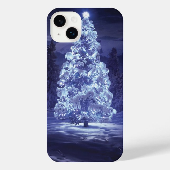Coque iPhone Arbre de Noël (Verso)