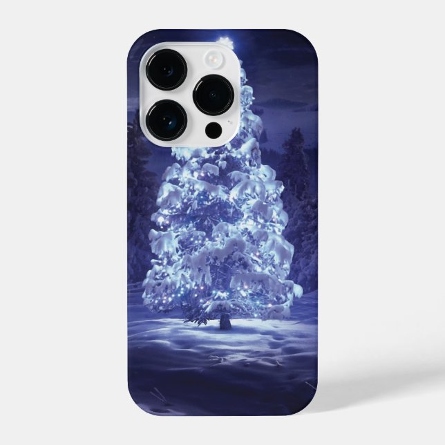 Coque iPhone Arbre de Noël (Verso)