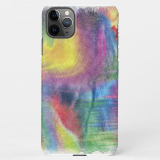 Coque iPhone 11Pro Max arc-en-ciel abstrait