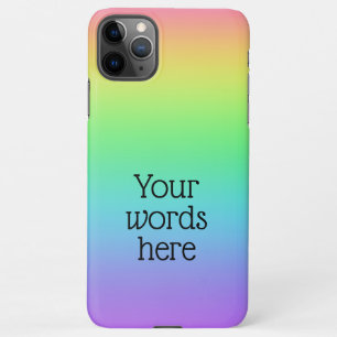 Coque iPhone 11Pro Max Arc-en-ciel personnalisé