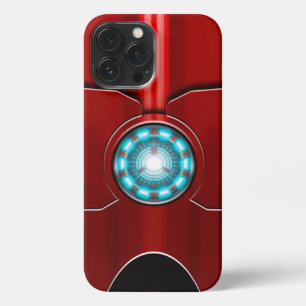 Etui iPhone 13 Pro Max Arc Réacteur Arc Armure rouge