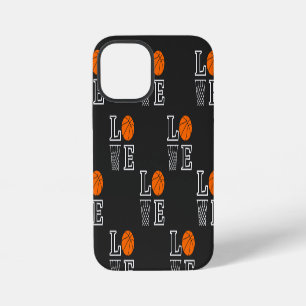 Coque iPhone 12 Mini Arceaux de basketball, Cadeau pour joueur de baske