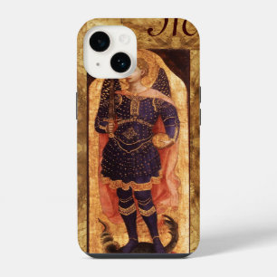 Coque Pour iPhone 14 Archange saint michel avec monogramme de dragon