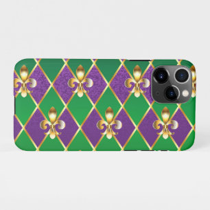 Coque iPhone 11Pro Arrière - plan de bijoux Mardi Gras