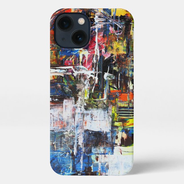 Coque iPhone Art Abstrait (Verso)
