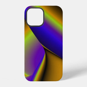 Coque iPhone 12 Art arc-en-ciel Abstrait 3D