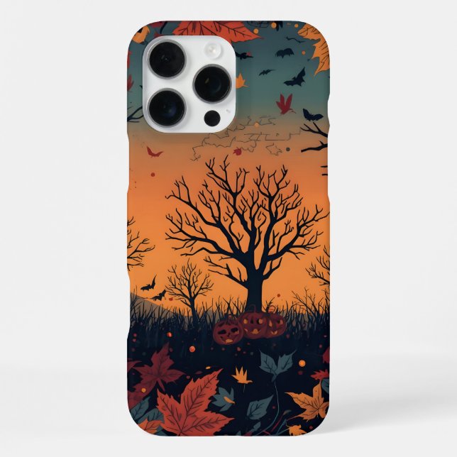 Coque iPhone Art inspiré d'automne (Verso)