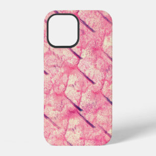 Coque iPhone 12 art La tache d'encre aquarelle rose peinture aquar