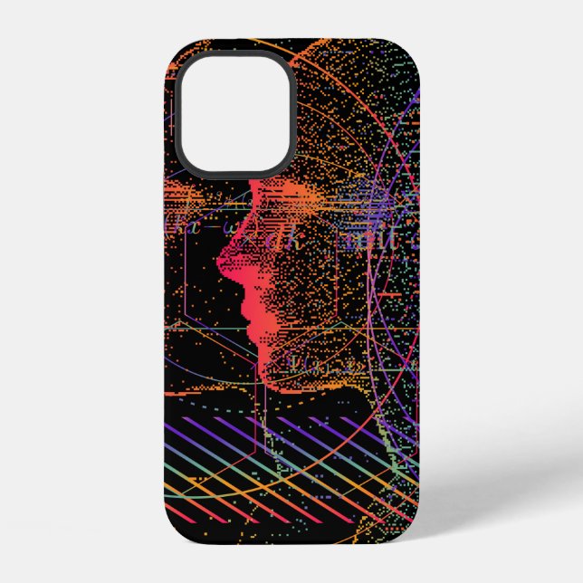 Coque iPhone Artificial Intelligence and Virtual Reality concep (Verso)