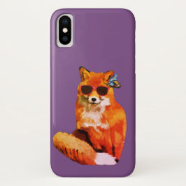 Coque iphone artistique Red Fox