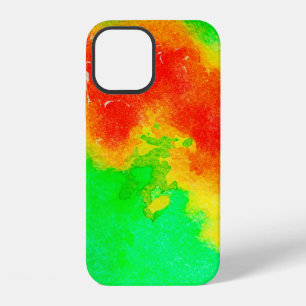 Coque iPhone 12 artwork Abstrait de texture riche. Modules créatif