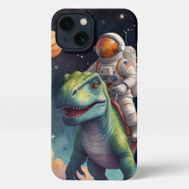 Etui iPhone 13 Astronaut on Dino in Space