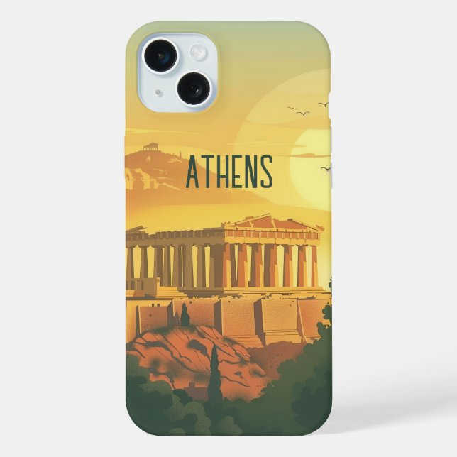 Coque iPhone Athènes (Verso)