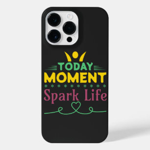 Coque Pour Pour iPhone 14 Pro Max Aujourd'hui Moment, la vie étincelante