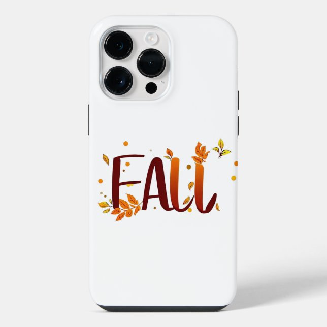 Coque iPhone Automne/Automne/Feuille (Verso)
