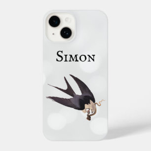 Coque Pour iPhone 14 Avaler Queue Hawk avec Serpent Vintage Audubon