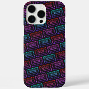 Coque iphone avec Motif de casette Neon Multicolor
