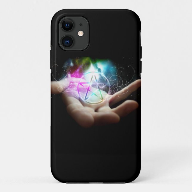 coque iphone avec pentacle (Dos)
