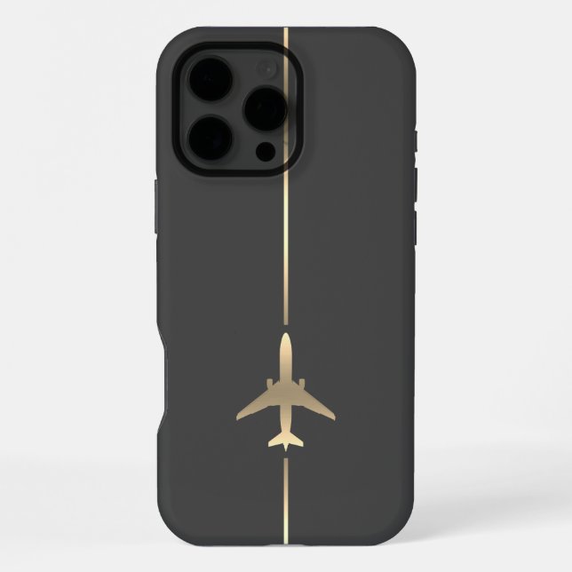 Coque iPhone Aviation Minimaliste (Verso)