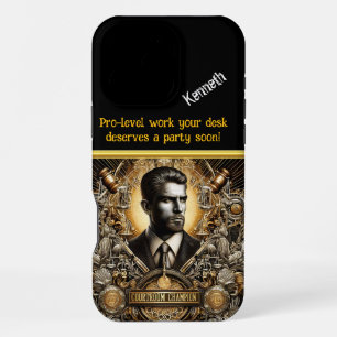 Coque iPhone 16 Pro Max Avocat confiant au tribunal
