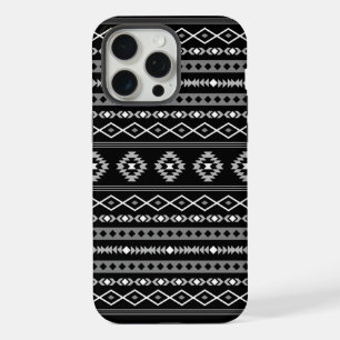 Aztec blanc gris noir Motifs mélangés Motif