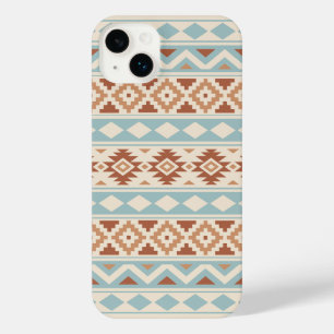 Aztec Essence Ptn III b Crème Terracottas Bleues