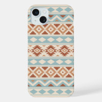 Aztec Essence Ptn III b Crème Terracottas Bleues