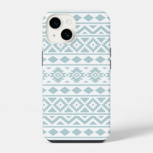 Coque Pour iPhone 14 Aztec Essence Ptn III Canard Bleu oeuf Blanc