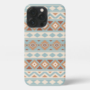 Etui iPhone 13 Pro Aztec Essence Ptn IIIb Blue Cream Terracottas