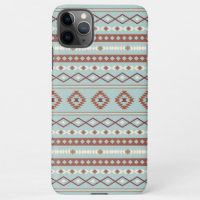 Aztec Mixte Motif Motif Rusts Crème Bleu