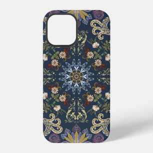Coque iPhone 12 Bandana avec motif cachemire coloré sans couture