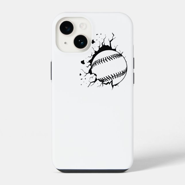 Coque iPhone Baseball Smash (Verso)