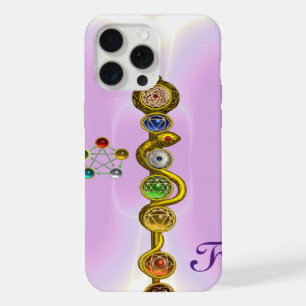 BÂTON D'ASCLEPIUS 7 CHAKRAS, YOGA, ÉNERGIE SPIRITU