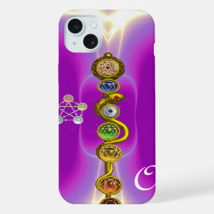 BÂTON D'ASCLEPIUS 7 CHAKRAS, YOGA, ÉNERGIE SPIRITU