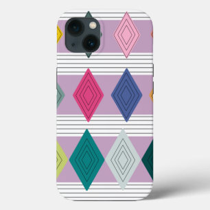 Etui iPhone 13 Bauhaus Diamond Quilt