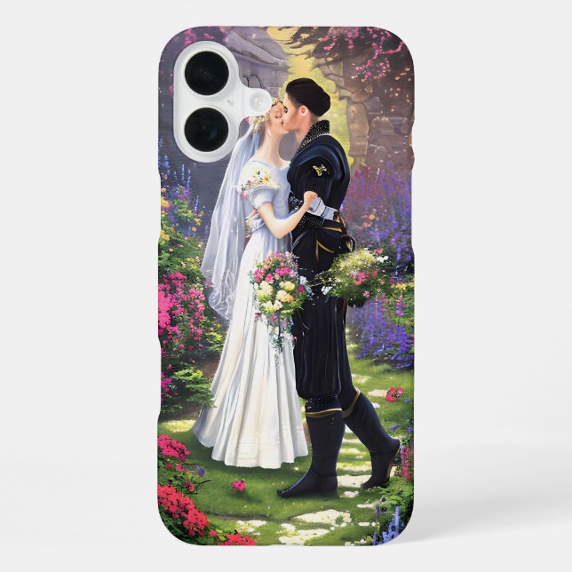 Coque iPhone Beau Couple dans le Parc (Verso)