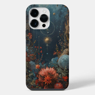 Coque Pour Pour iPhone 14 Pro Max Beau monde fantastique - floral surréaliste coloré