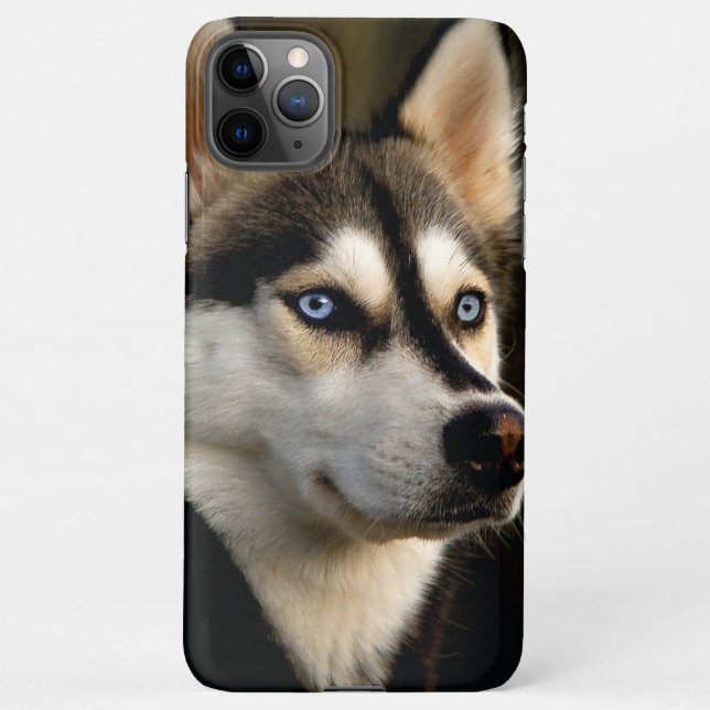Coque iPhone Beau Oreiller Husky Lrow (Dos)