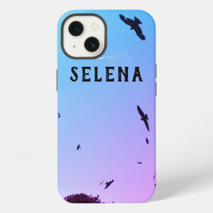 Etui iPhone 13 Beaucoup d'oiseaux et un controle & Votre nom