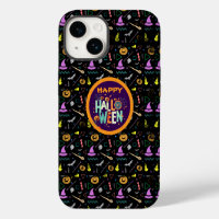 Beaux motifs colorés et effrayants d'Halloween