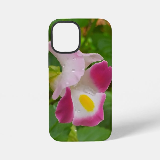 Coque iPhone Belle fleur cadeau anniversaire mariage (Verso)