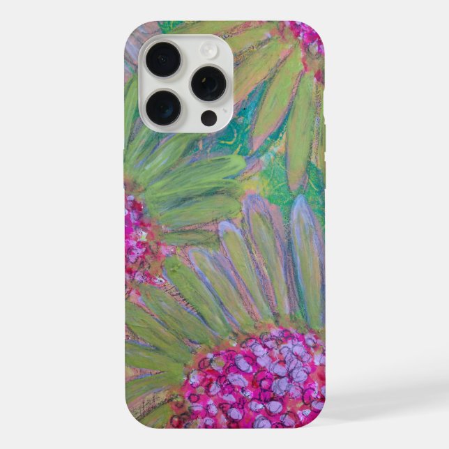 Coque iPhone Belle florale (Verso)
