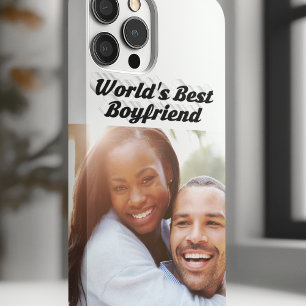 Coque iPhone 11Pro Max Best Boyfriend photo noir texte 3d